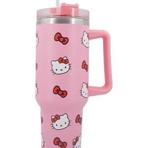 Hello Kitty Pink Tumbler with Straw 40oz